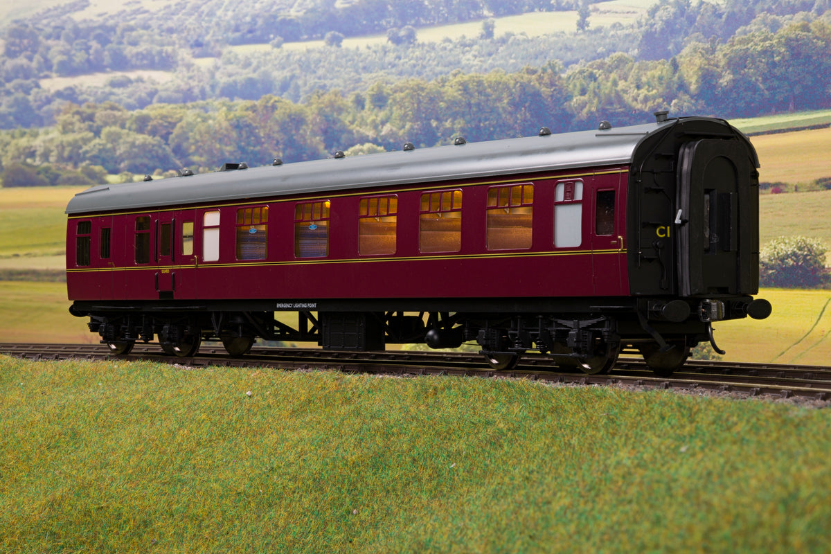 Darstaed D21-5-04 Finescale O Gauge BR Mk1 BCK (Brake Composite Corridor), Lined Maroon