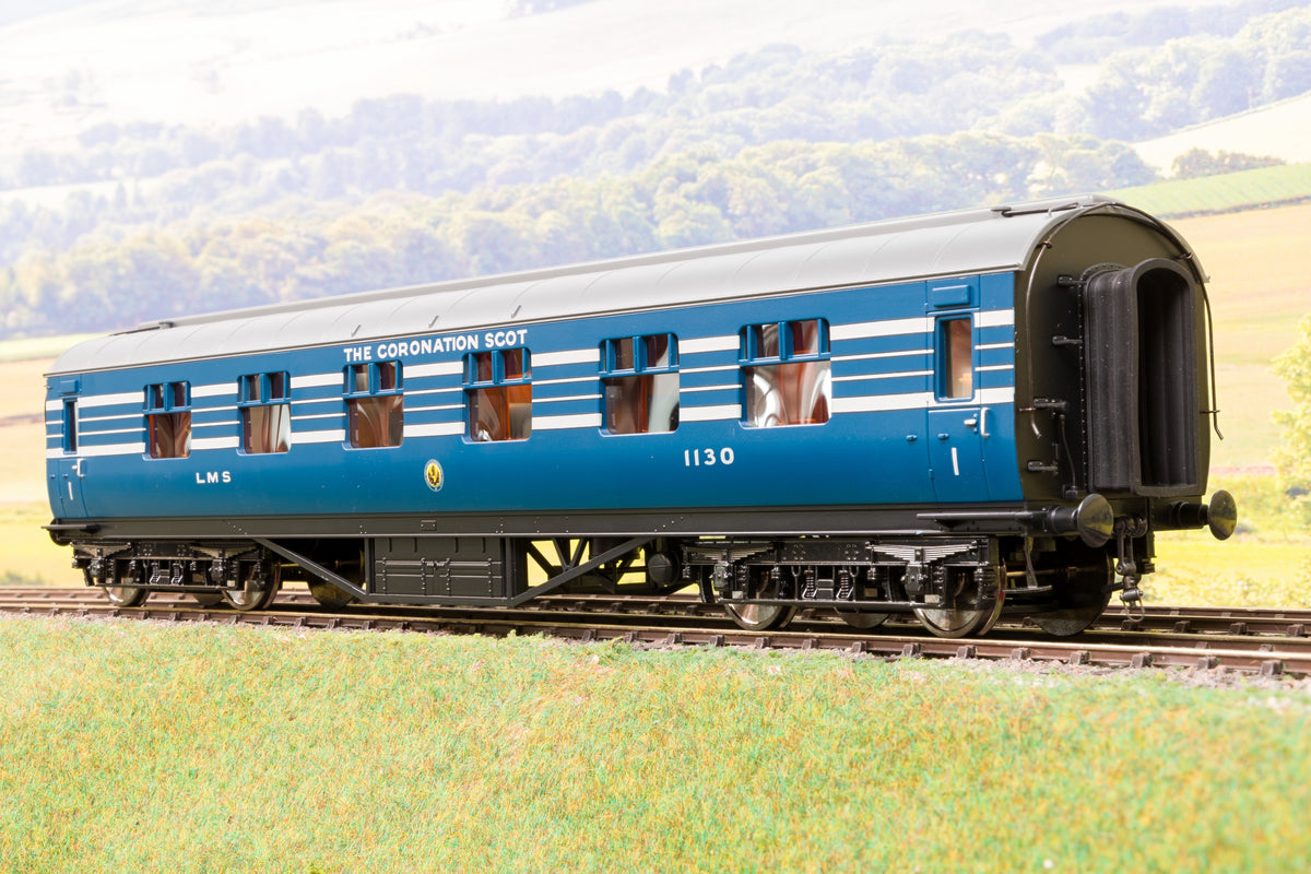 New MTH 22-60059 Finescale O Gauge (2-Rail) LMS Coronation Scot First Class Corridor &#39;1130&#39;