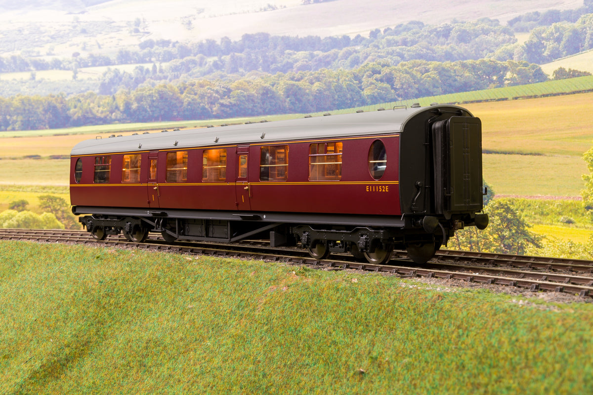 Darstaed D24-3-04RA Finescale O Gauge LNER Thompson Mainline FK (First Corridor) Coach, Lined Maroon &#39;E11152E&#39;