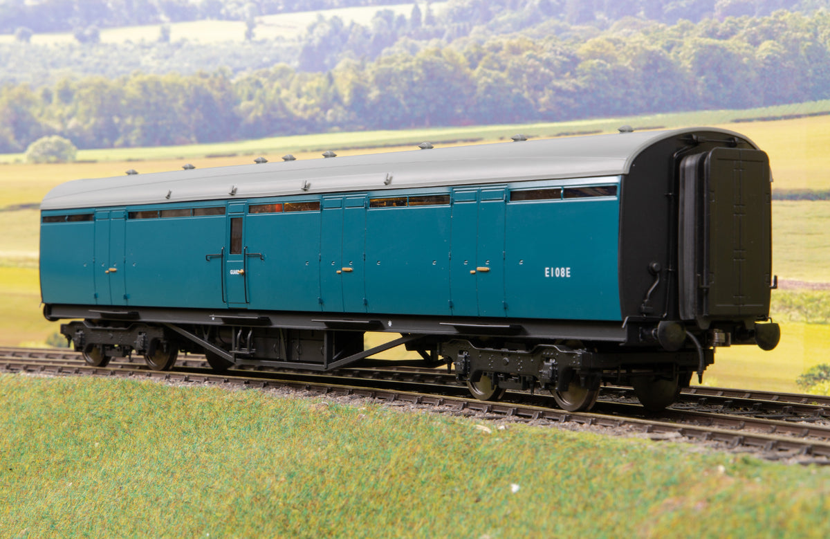 Darstaed D24-5-07A Finescale O Gauge LNER Thompson Mainline BG (Full Brake) Coach, BR Blue &#39;E108E&#39;