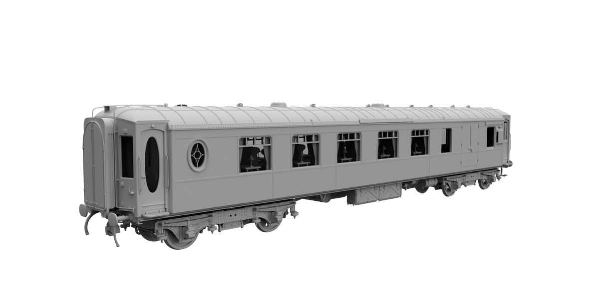 Darstaed D25-01F Finescale O Gauge All Steel Type K Pullman Kitchen 1st Coach &#39;Ione&#39; (Preserved) (Pre-order)