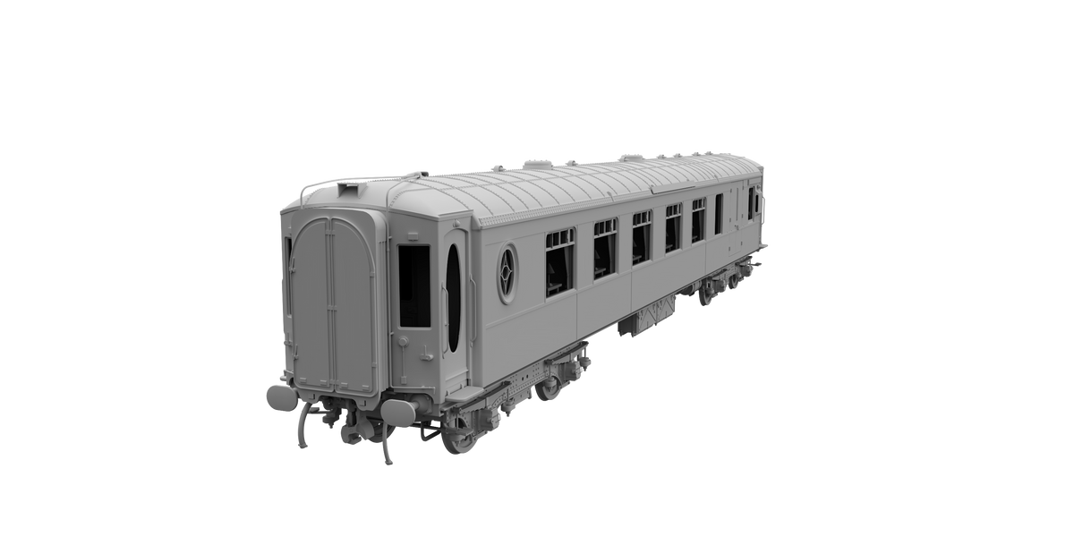 Darstaed D25-03E Finescale O Gauge All Steel Type K Pullman Parlour 1st Coach &#39;Lucille&#39; (Pre-order)