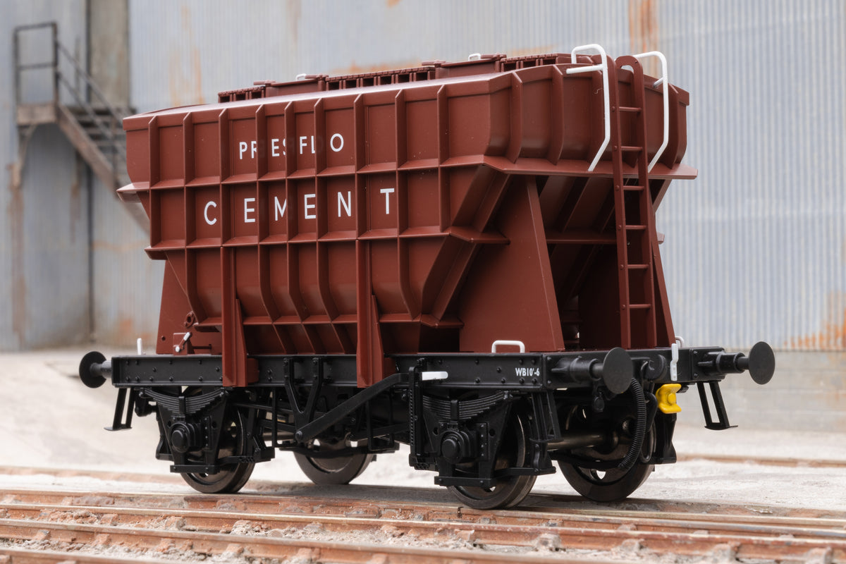Ellis Clark Trains E3001U Finescale O Gauge Presflo Wagon &#39;Presflo Cement&#39; &#39;Un-Numbered&#39;, Bauxite