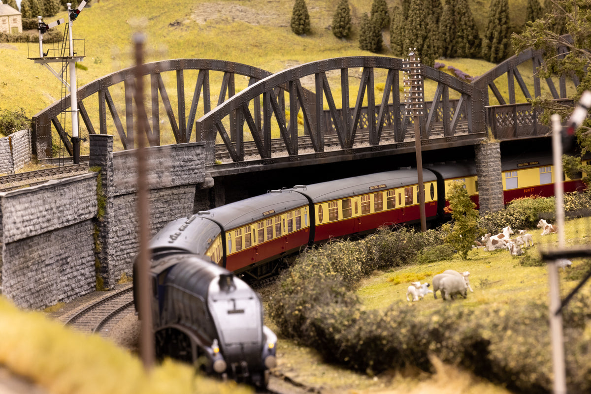 Darstaed D24-ELZ-1 Finescale O Gauge BR (Ex-LNER) Thompson &#39;The Elizabethan&#39; 11-Coach Set, Limited Edition