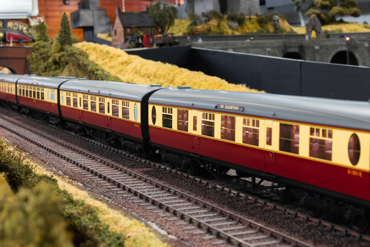 Darstaed D24-ELZ-1 Finescale O Gauge BR (Ex-LNER) Thompson &#39;The Elizabethan&#39; 11-Coach Set, Limited Edition