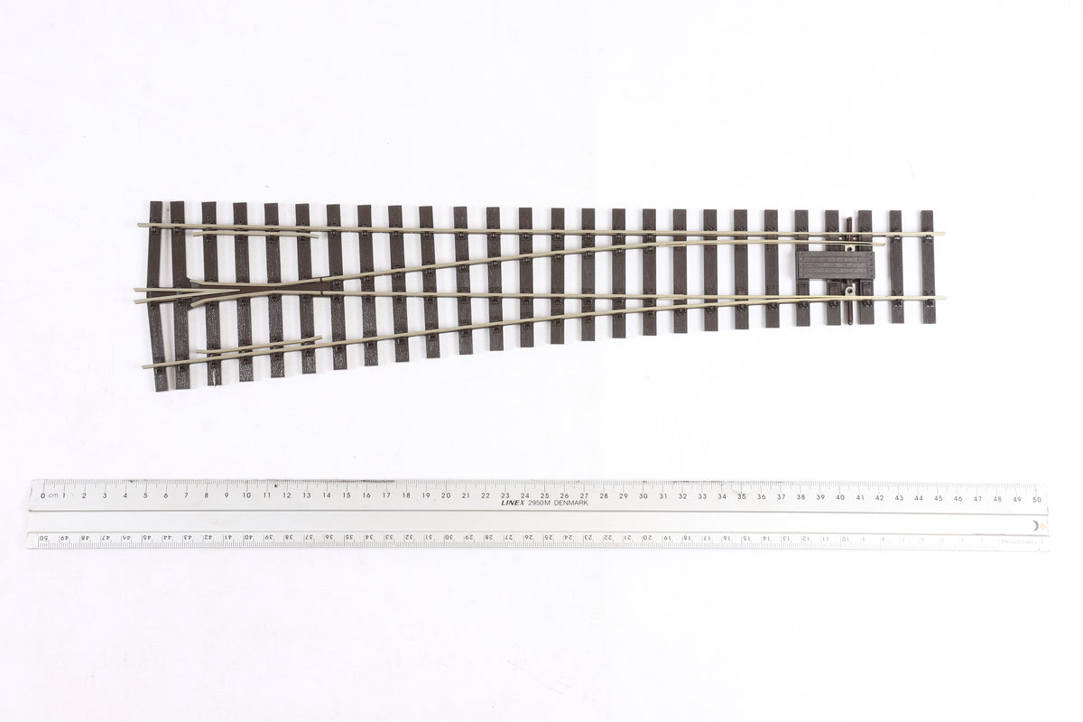 Peco Finescale O Gauge SL-E792BH Medium Radius Turnout L/H