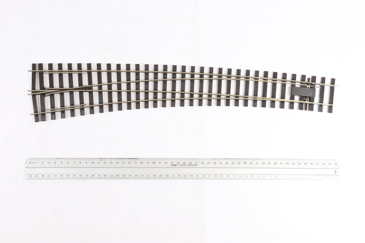 Peco Finecsale O Gauge SL-E787BH Curved Turnout L/H