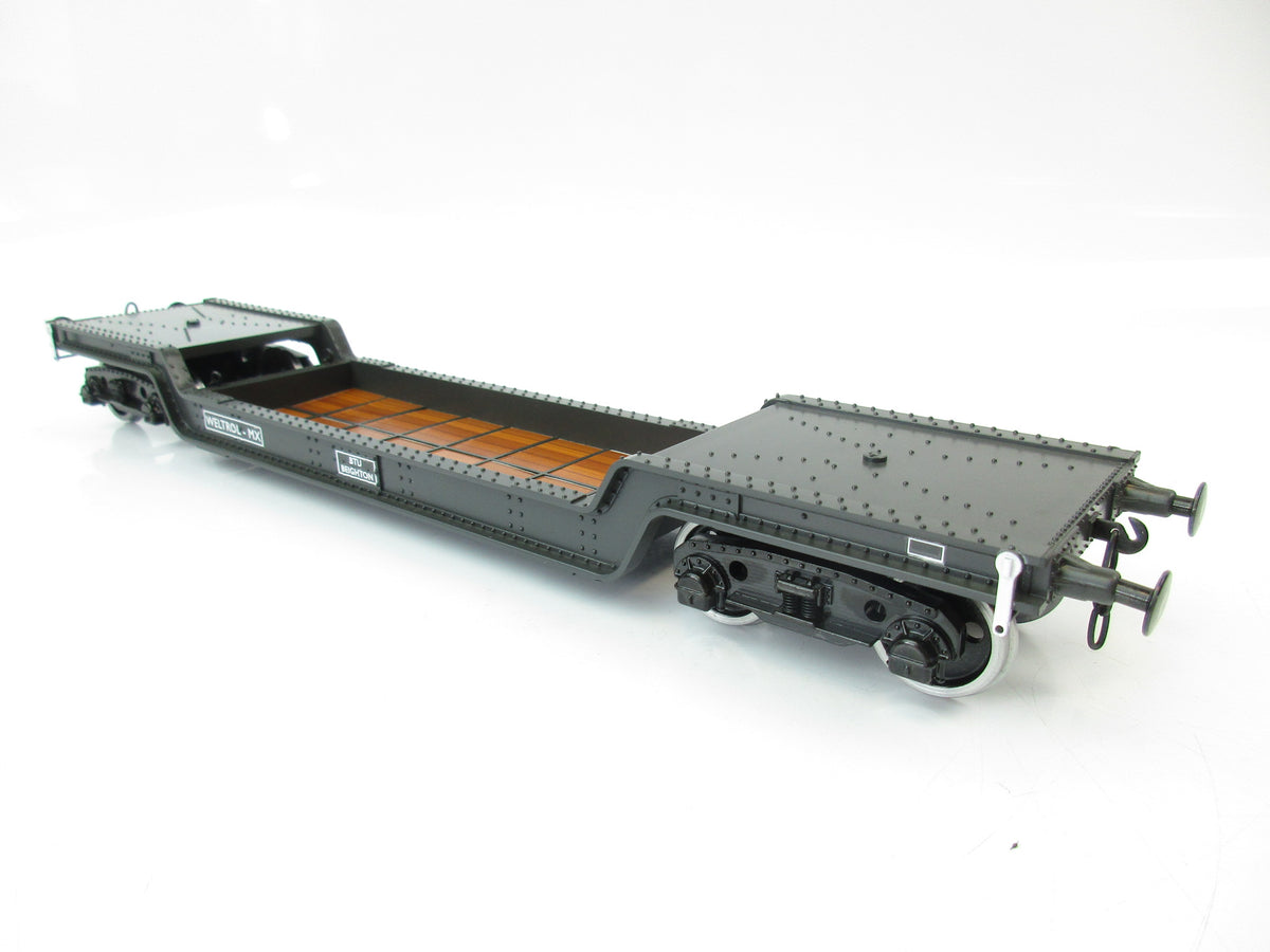 Darstaed D32-2 7mm Finescale O Gauge 45 Ton Bogie Well Wagon BR Dept (S) Livery