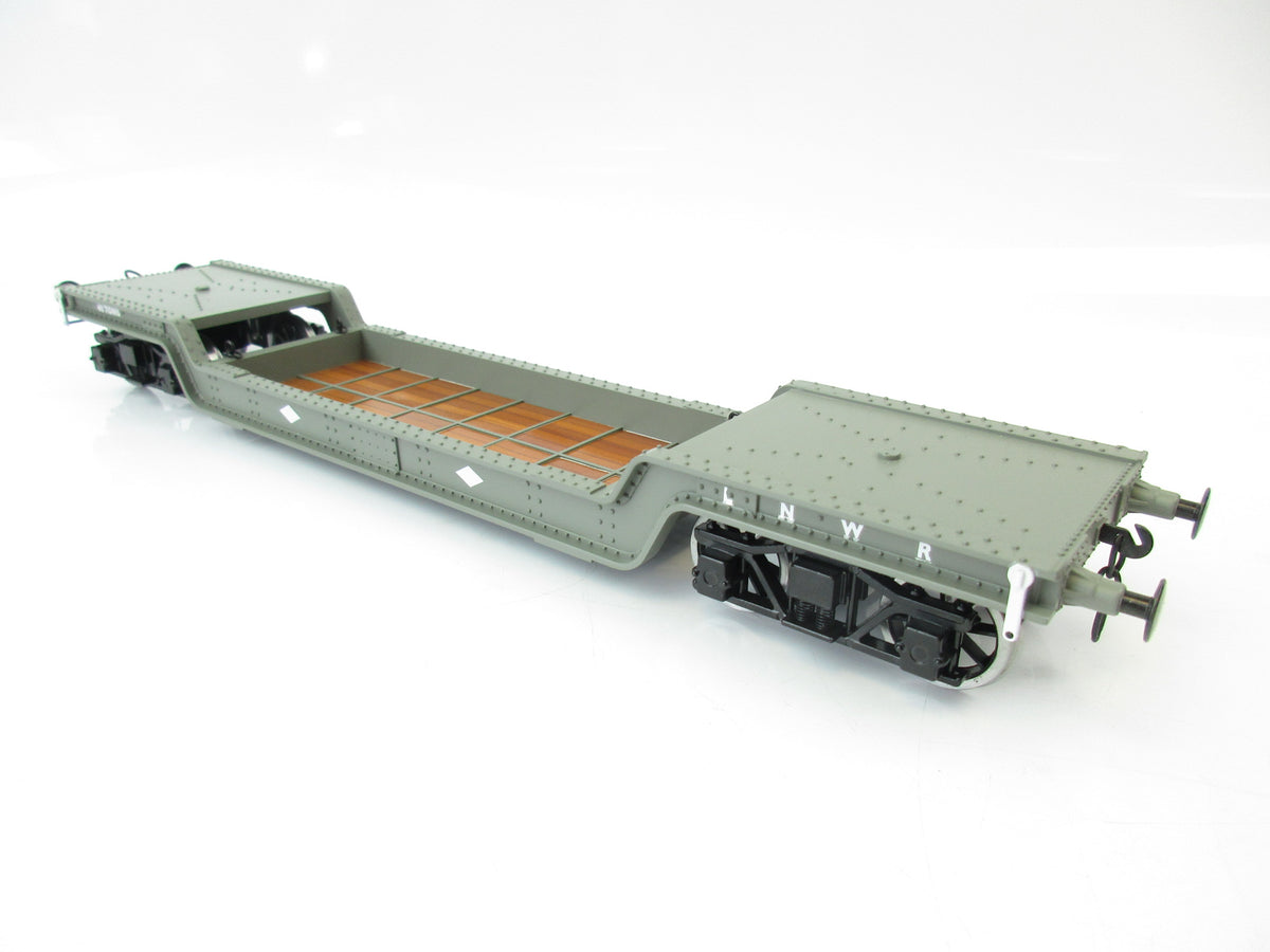 Darstaed D32-6 7mm Finescale O Gauge 45 Ton Bogie Well Wagon LNWR Livery