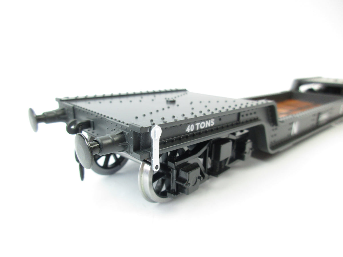 Darstaed D32-10 7mm Finescale O Gauge 45 Ton Bogie Well Wagon NE Livery