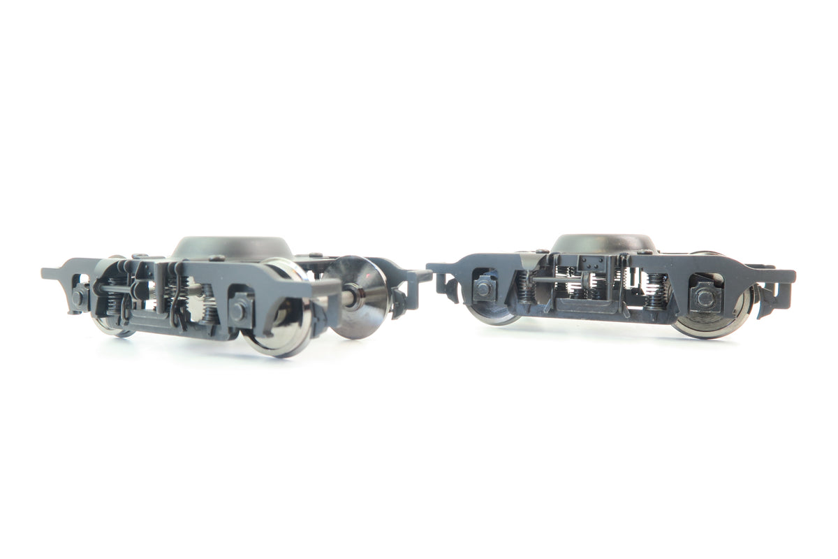 Darstaed D4-02 Finescale O Gauge Pair of Sprung Commonwealth Bogies with Wheels