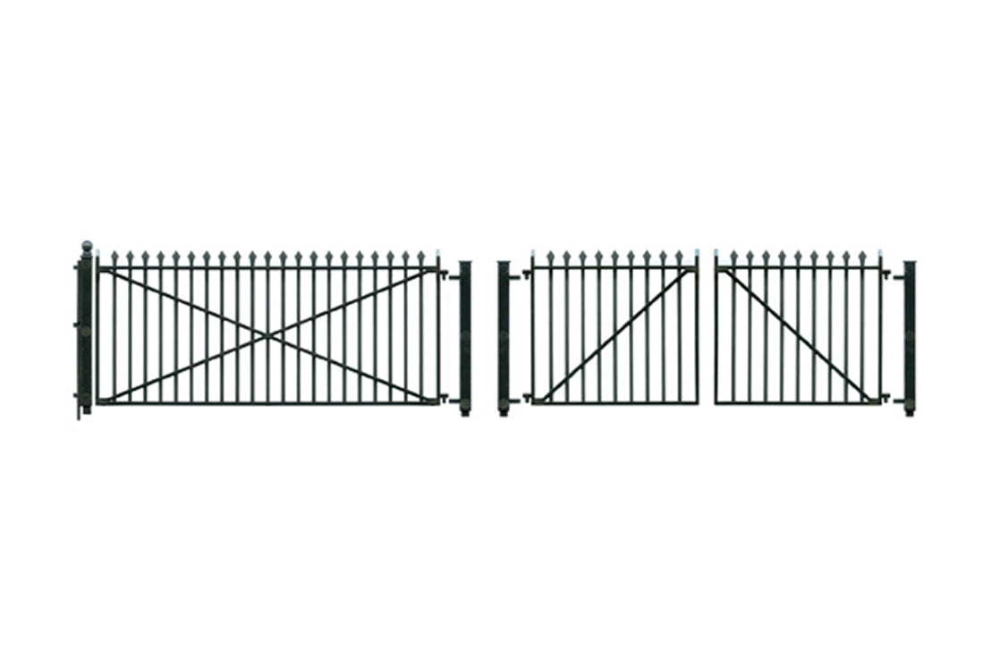 Peco O Gauge Lineside LK-742 GWR Spear Fencing Ramp Panels, Gates &amp; Posts