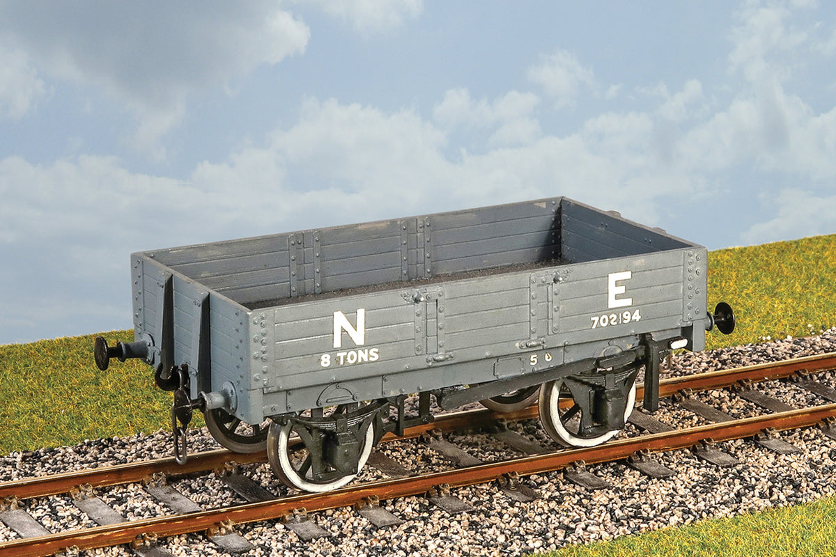 Parkside Dundas O Gauge PS06 LNER (Ex NBR) 4-Plank Open Goods Wagon Wagon Kit w/Wheels