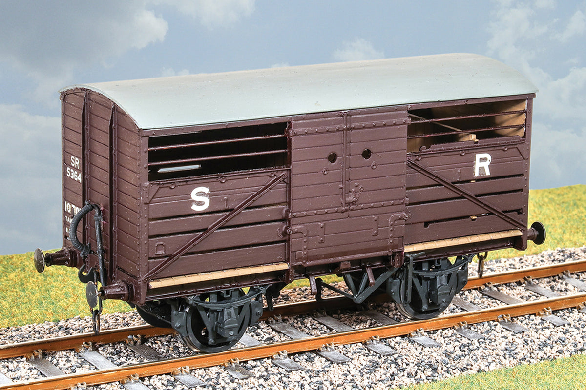 Parkside Dundas O Gauge PS107 Southern Railway Standard Cattle Truck Wagon Kit w/Wheels