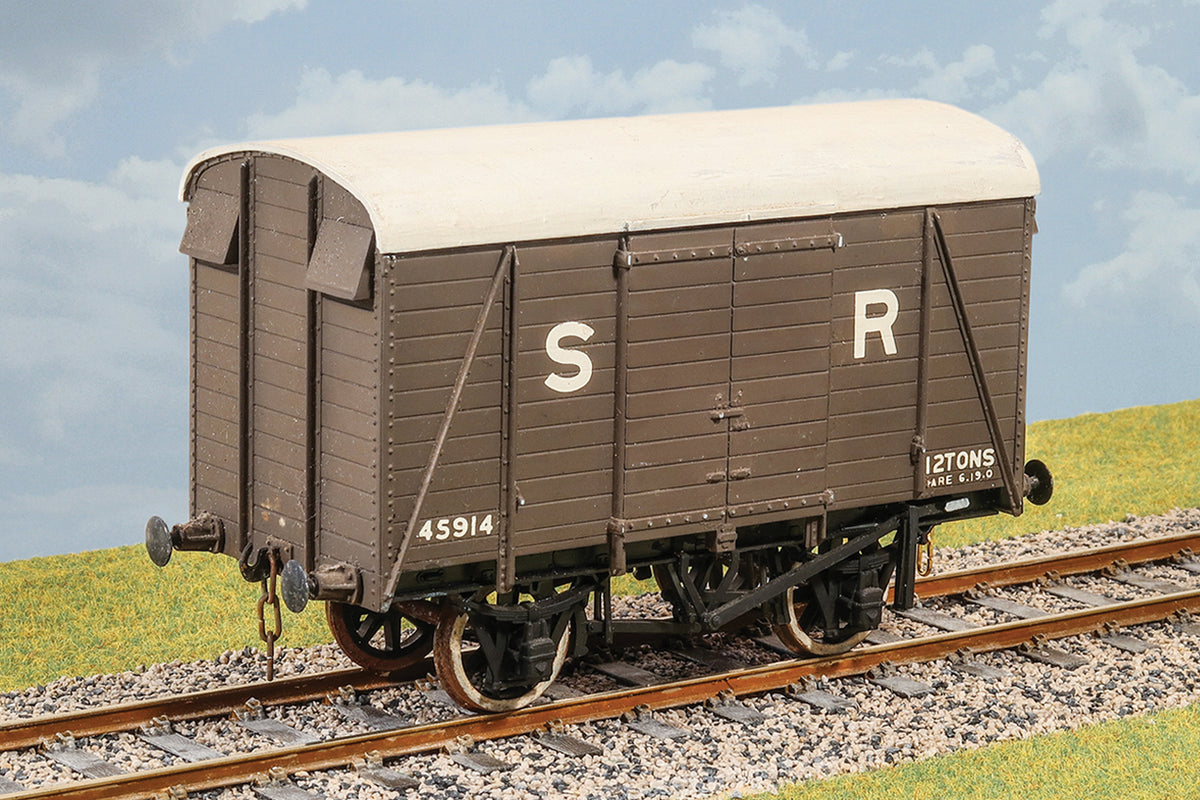 Parkside Dundas O Gauge PS13 Southern Railway 12 ton Goods Van Wagon Kit w/Wheels