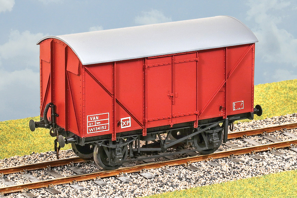 Parkside Dundas O Gauge PS28 GWR 12 ton Covered Goods Wagon, Plywood Body Kit w/Wheels
