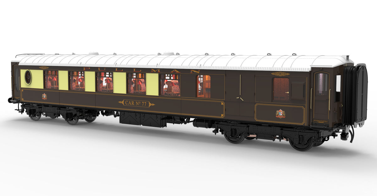 Darstaed D25-05D Finescale O Gauge All Steel Type K Pullman Brake 3rd Coach &#39;80&#39; (Pre-order)