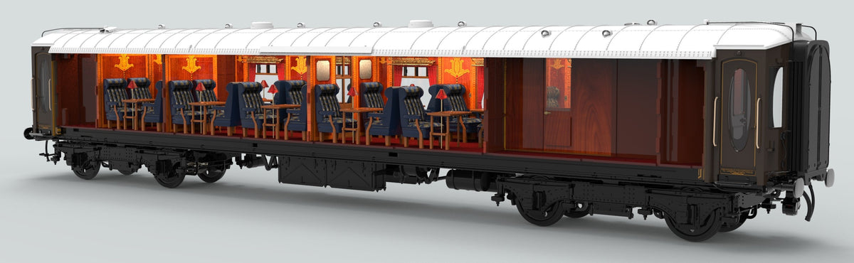 Darstaed D25-02B Finescale O Gauge All Steel Type K Pullman Kitchen 3rd Coach &#39;67&#39; (Pre-order)