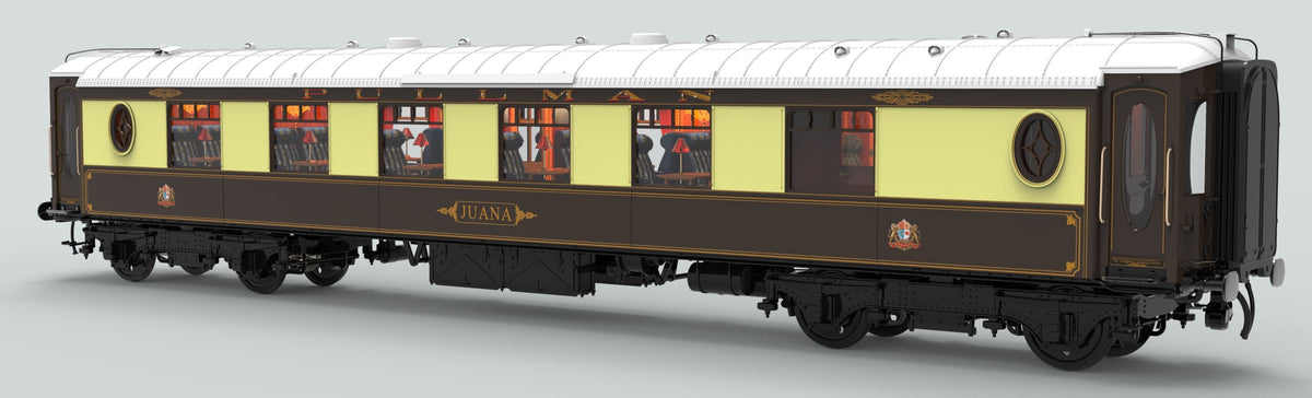 Darstaed Finescale O Gauge &#39;Queen of Scots&#39; 1957 Pullman Coach Pack (Pre-order)