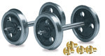 Parkside Dundas PS627 3-Hole Disc Wagon Wheels &amp; Bearings, Kit