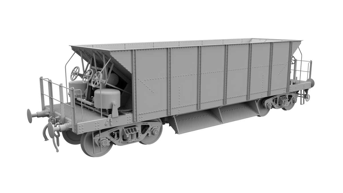 Ellis Clark Trains E3061 Finescale O Gauge Sealion Wagon &#39;DB982867, Black (Pre-order)