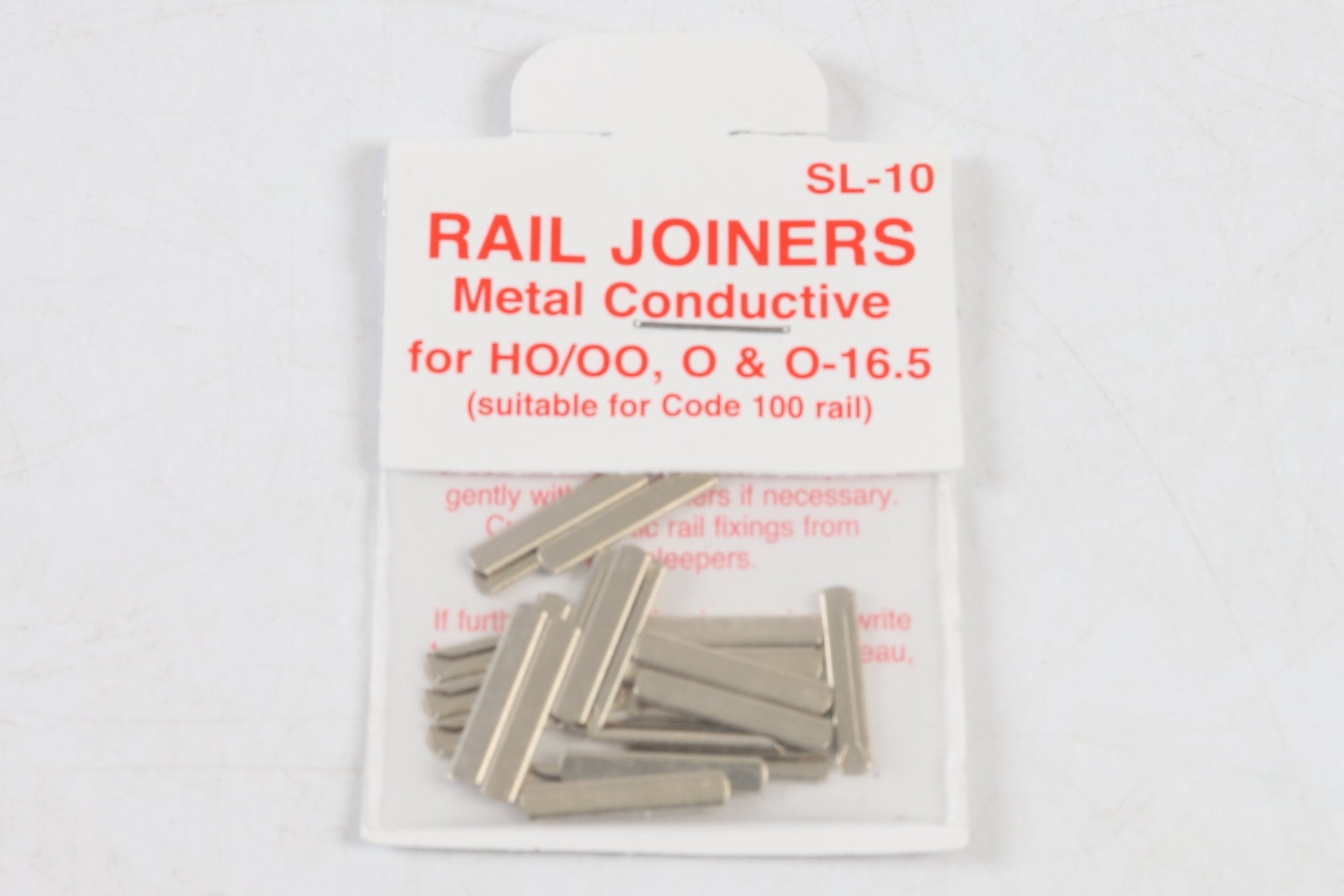 2 - Model Power - Nickel Silver HO Gauge Rail Joiners, Rail Menuisier 2 - Model Power - Nickel Silver HO Gauge Rail Joiners, Rail Menuisier
