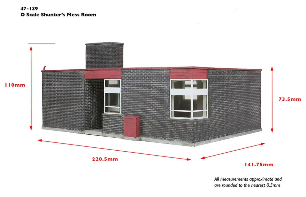 Bachmann O Gauge 47-139 Diesel Depot Shunters Mess Room