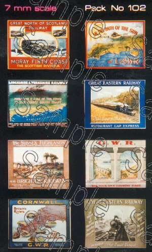 Tiny Signs Travel Posters Pre-Grouping Large TSO102