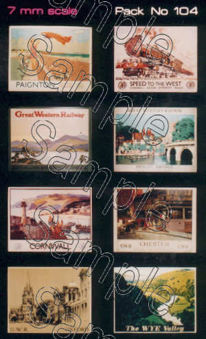 Tiny Signs Travel Posters GWR Large TSO104
