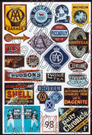 Tiny Signs Enamel Advert Signs 3 TSO98