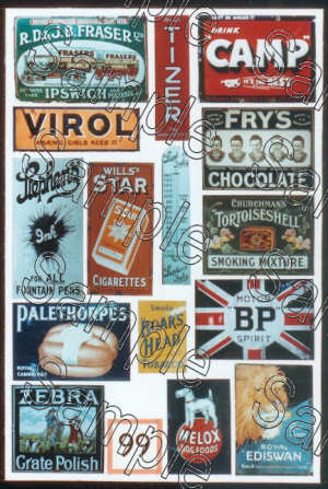 Tiny Signs Enamel Advert Signs 4 TSO99