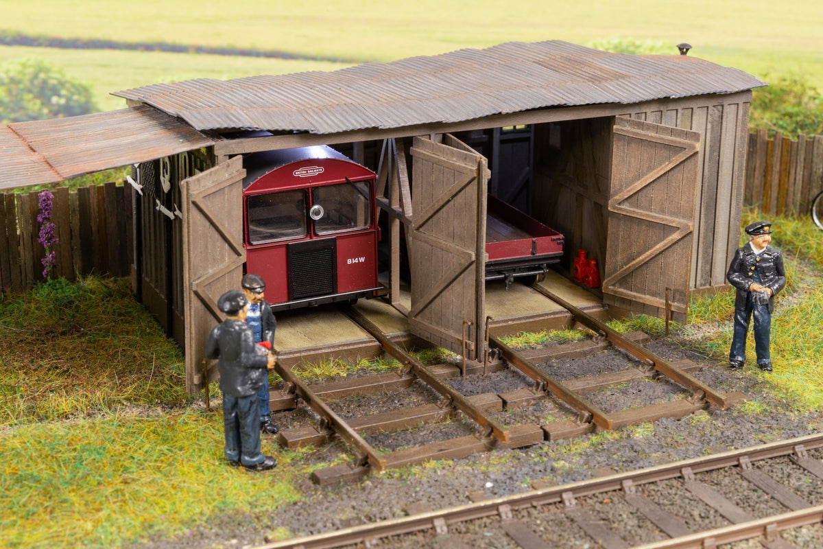 Ellis Clark Trains O Gauge E7000 Wickham Dual Lane Shed Kit