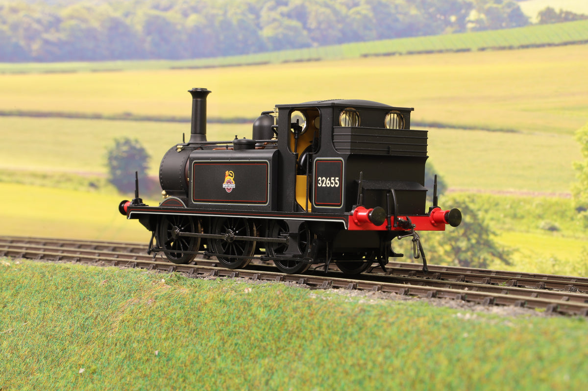 Dapol O Gauge 7S-010-001D Class A1X &#39;Terrier&#39; BR black e/c &#39;32655&#39;, DCC sound