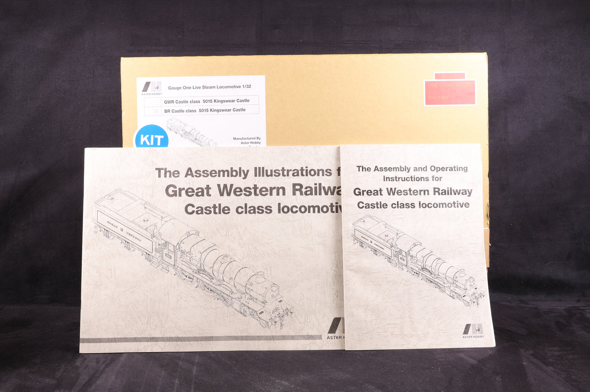 Aster Gauge 1 Live Steam Kit for a BR 4-6-0 Castle Class 'Kingswear Castle' '5015'