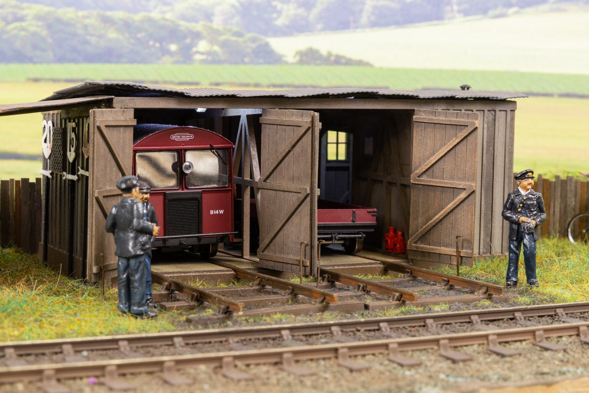 Ellis Clark Trains O Gauge E7000 Wickham Dual Lane Shed Kit