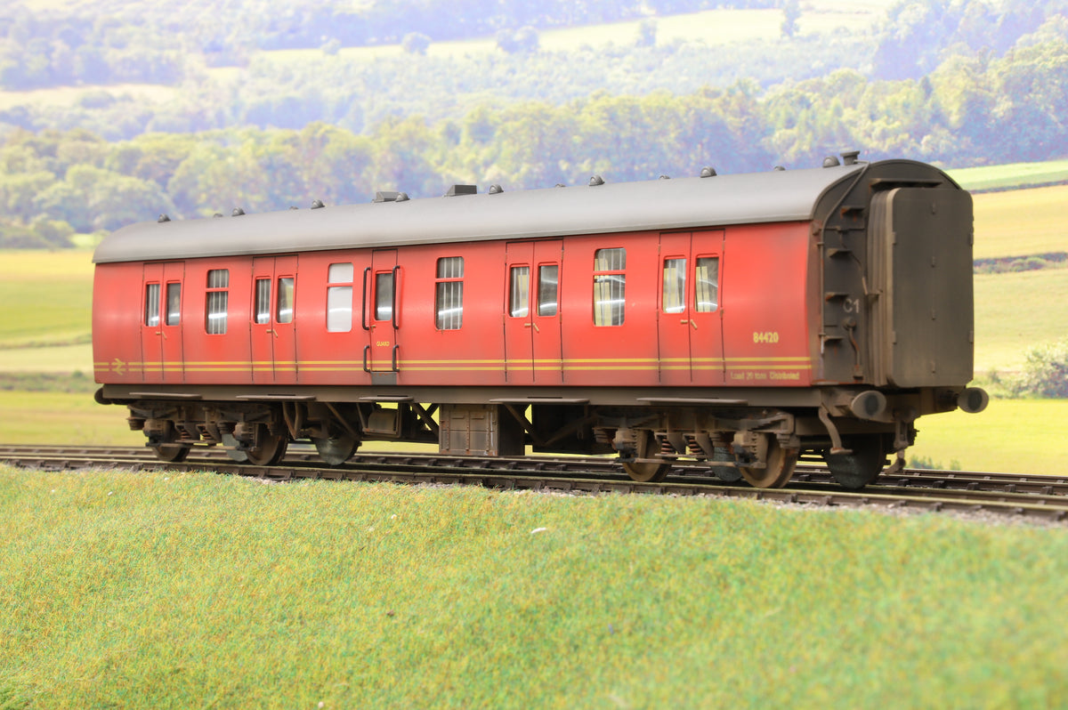 Darstaed Finescale O Gauge BR Mk1 57&#39; BG &#39;Post Office&#39; Custom Numbered &#39;84420&#39; &amp; Weathered