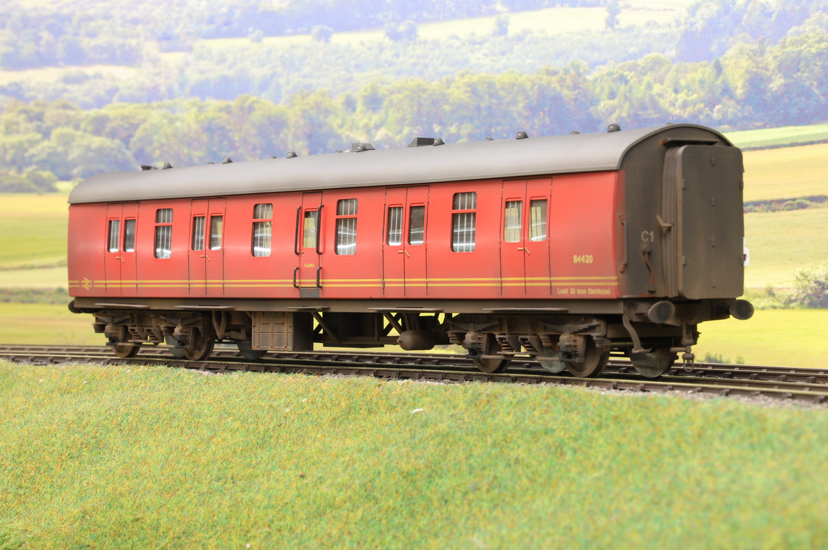 Darstaed Finescale O Gauge BR Mk1 57&#39; BG &#39;Post Office&#39; Custom Numbered &#39;84420&#39; &amp; Weathered