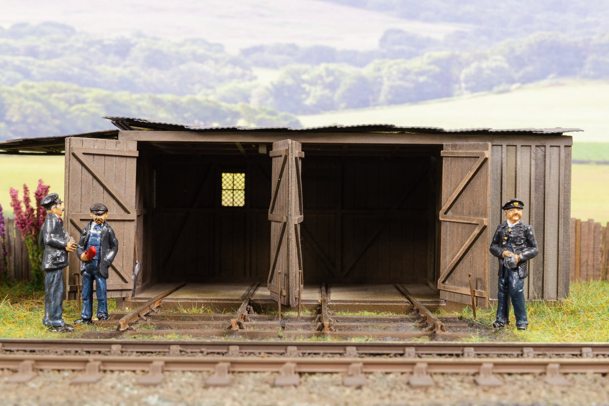 Ellis Clark Trains O Gauge E7000 Wickham Dual Lane Shed Kit