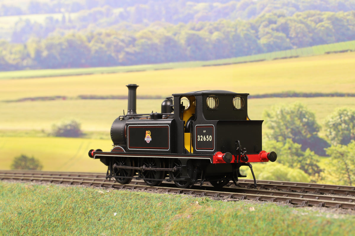 Dapol O Gauge 7S-010-012D Class A1X &#39;Terrier&#39; BR black e/c &#39;32650&#39;, DCC sound