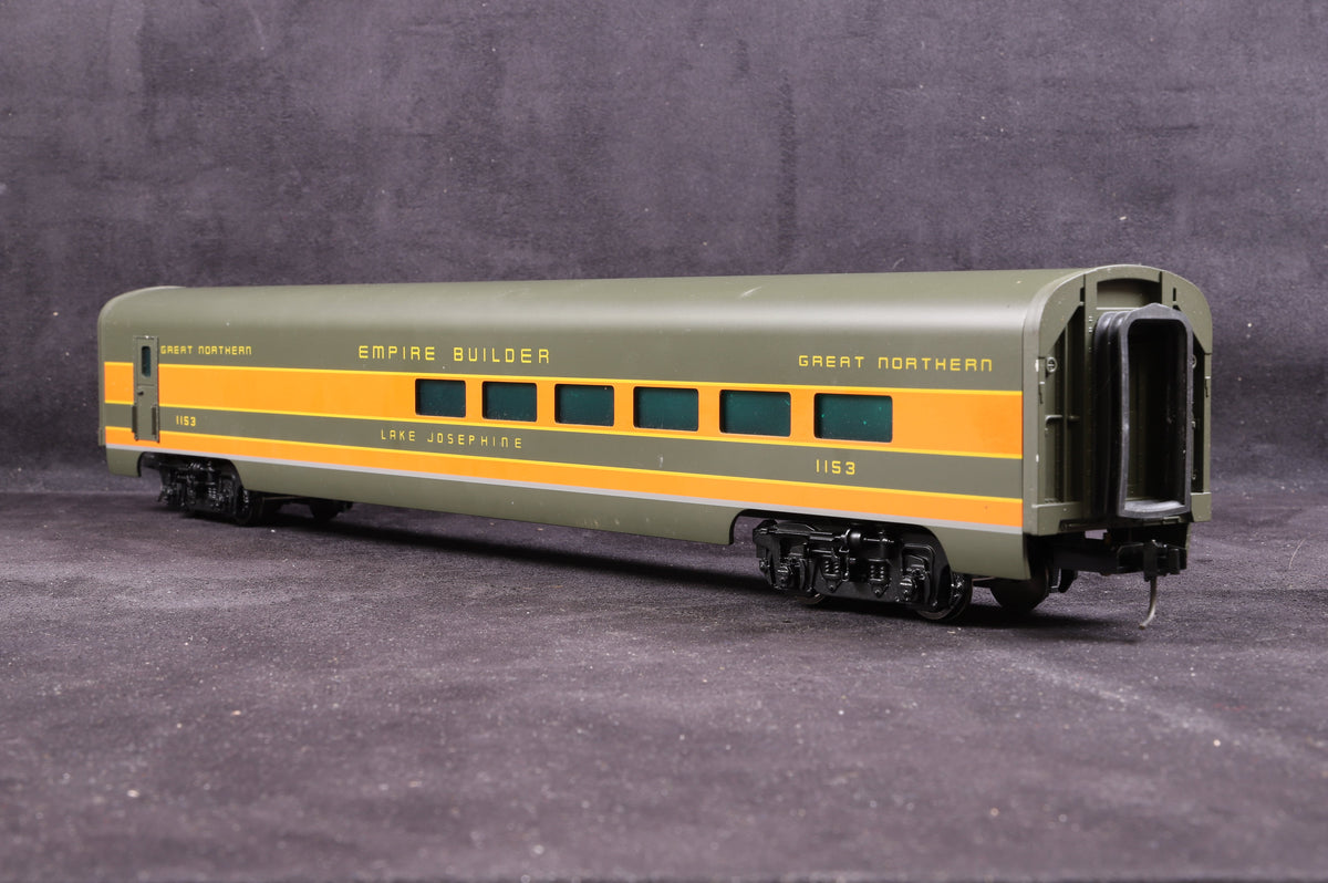 Weaver O Gauge Scale Aluminium 5-Car Passenger Set &#39;Great Northern&#39; &quot;Modern Empire Builder&quot;