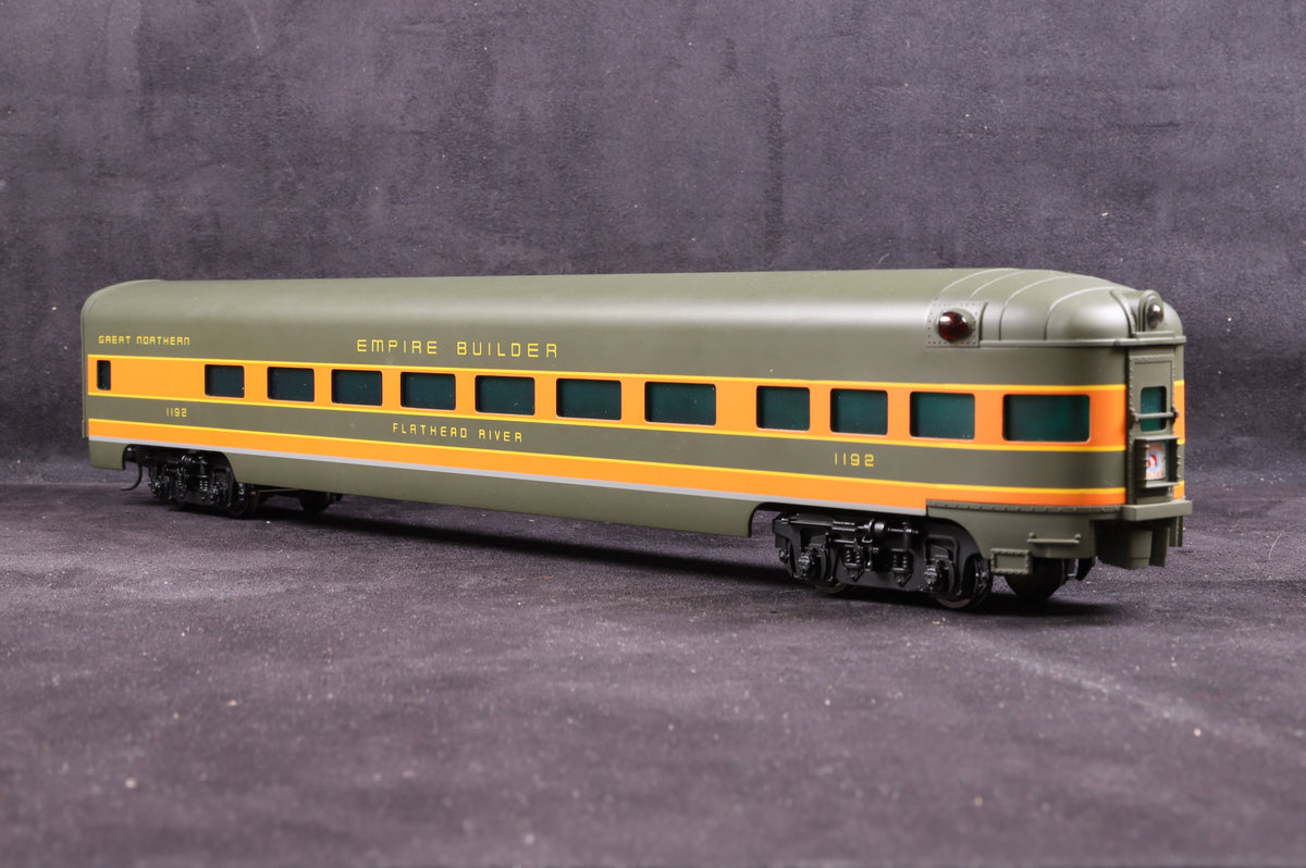 Weaver O Gauge Scale Aluminium 5-Car Passenger Set &#39;Great Northern&#39; &quot;Modern Empire Builder&quot;