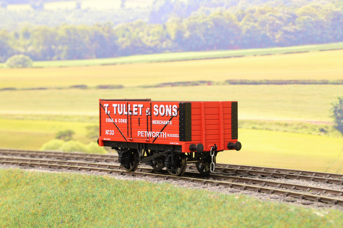 Gaugemaster Collection/Dapol GM7410203 O Gauge 7 Plank Open Wagon T Tullet &amp; Sons