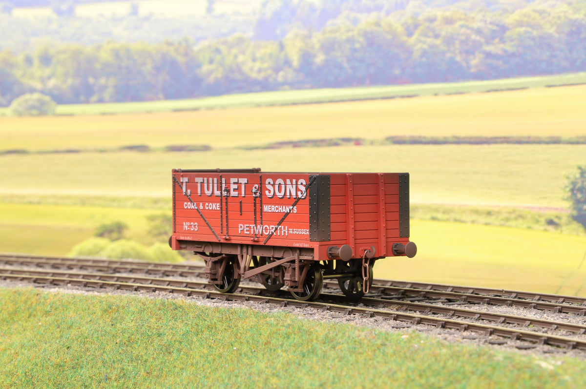 Gaugemaster Collection/Dapol GM7410204 O Gauge 7 Plank Open Wagon T Tullet &amp; Sons Weathered