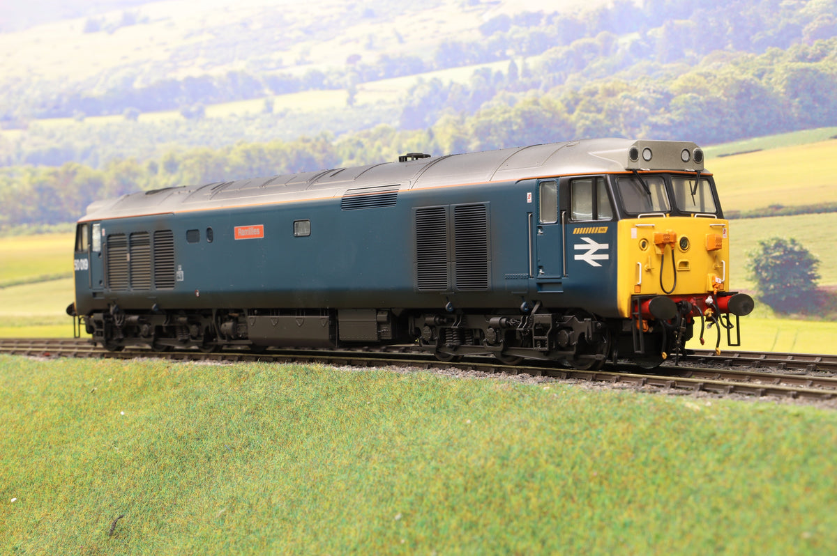 New Heljan O Gauge 4033 Departmental Blue Class 50019 Ramillies - Weathered