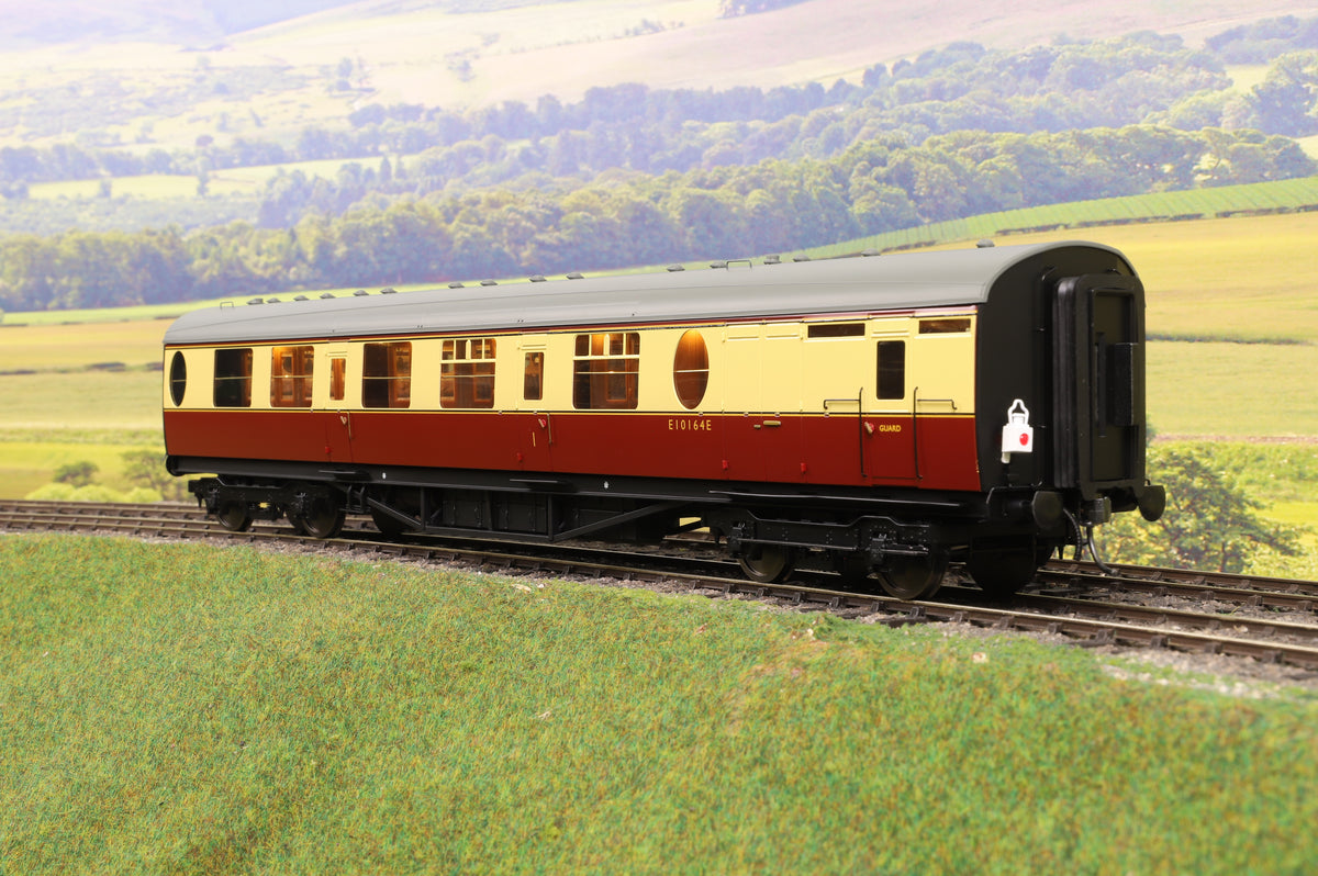 Darstaed D24-2-03RA Finescale O Gauge LNER/BR Thompson Mainline BCK (Brake Composite) Coach, Crimson &amp; Cream &#39;E10164E&#39;