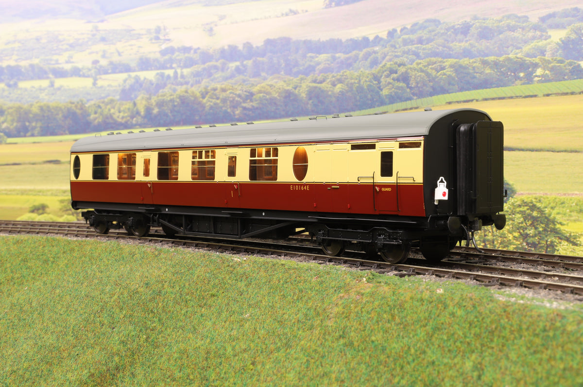 Darstaed D24-2-03RA Finescale O Gauge LNER/BR Thompson Mainline BCK (Brake Composite) Coach, Crimson &amp; Cream &#39;E10164E&#39;