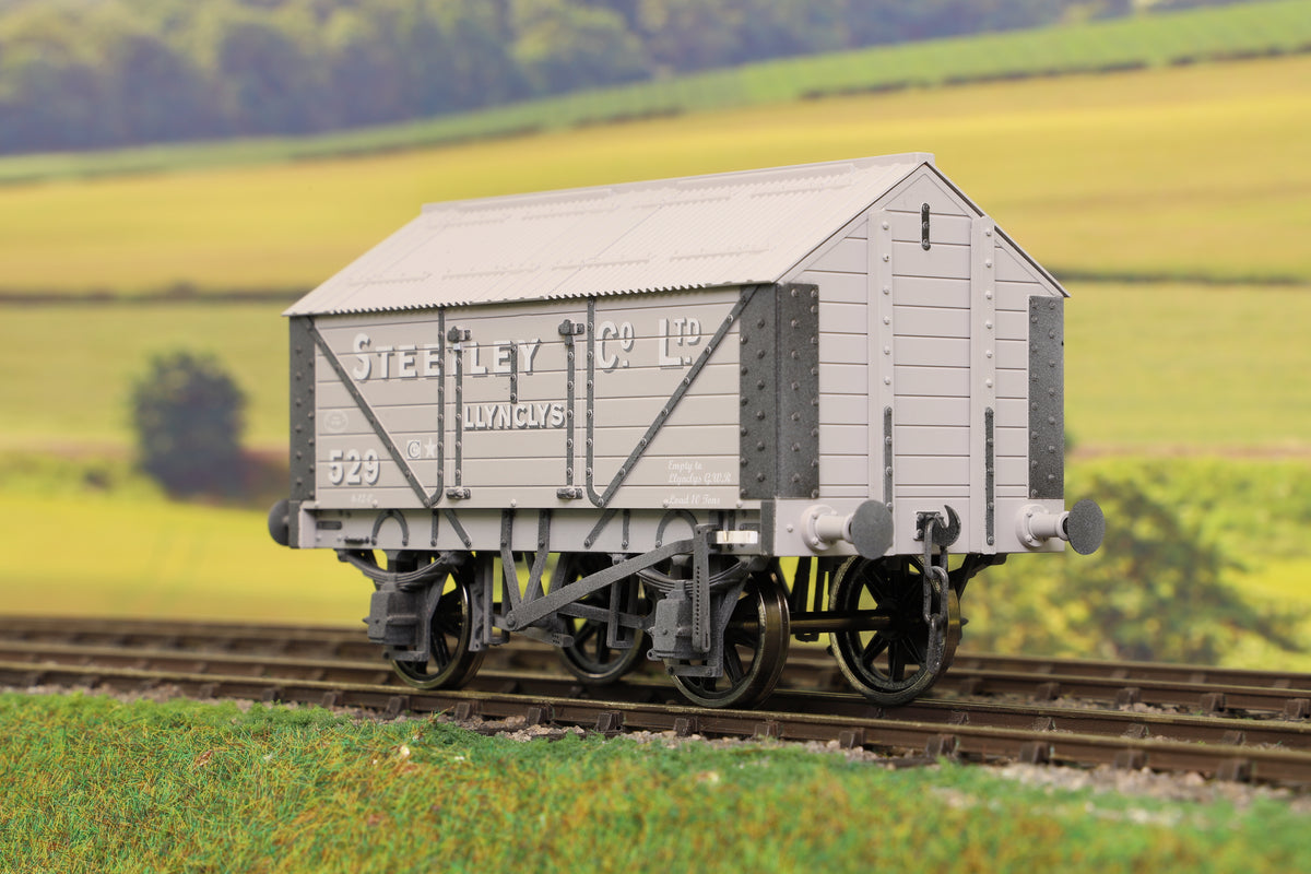 Dapol 7F-017-002W O Gauge Lime Van Steetley Co. Lynclys Weathered &quot;529&quot;