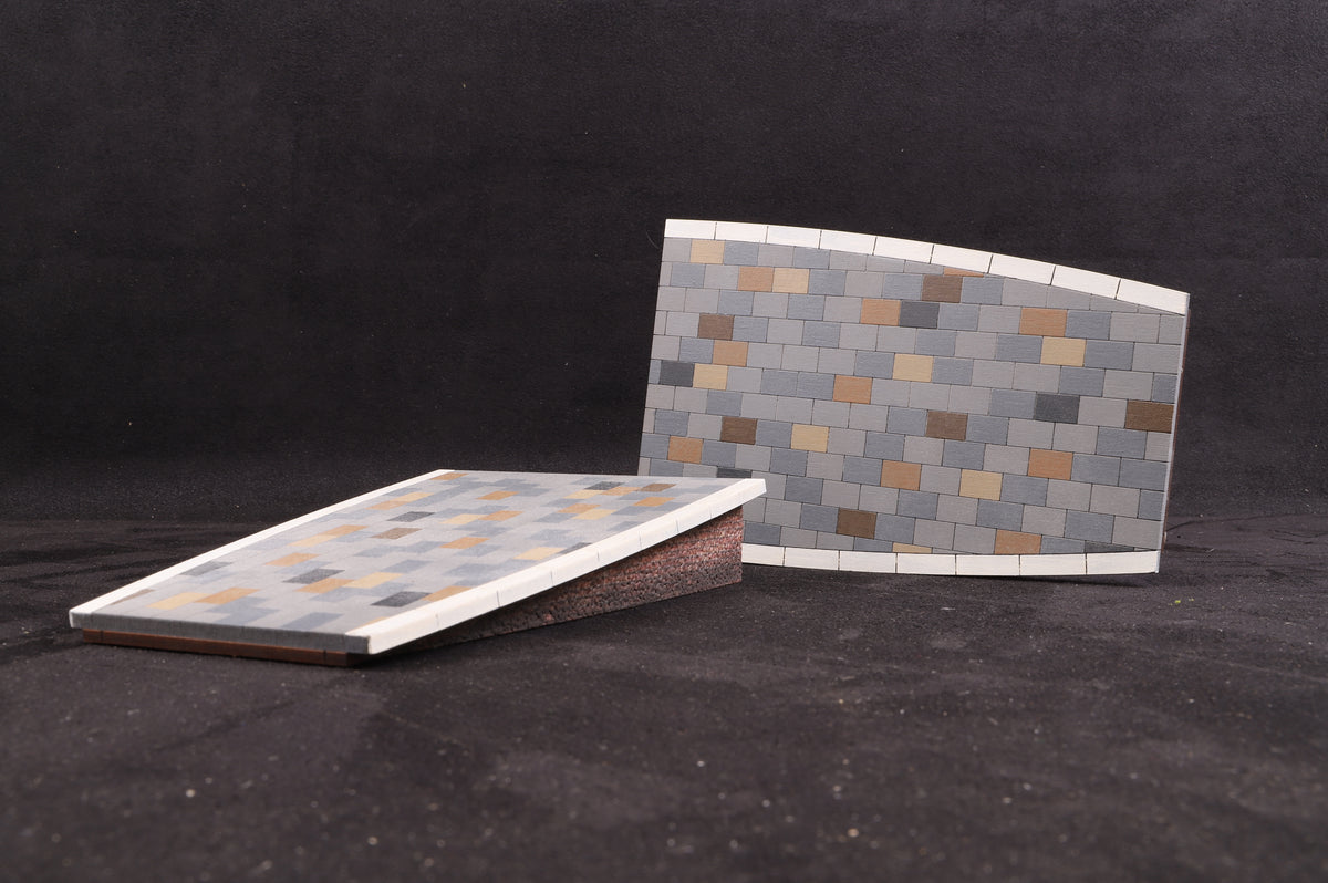 Made in Manchester Models O Gauge Pair of Platform Ramp Kits (Paved) EPF-OG
