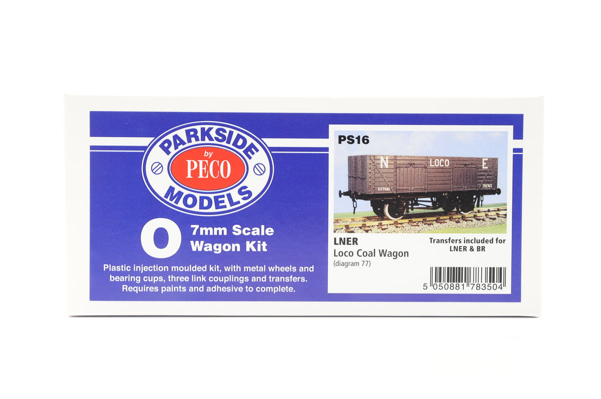 Parkside Dundas O Gauge PS16 LNER Loco Coal Wagon Kit w/Wheels