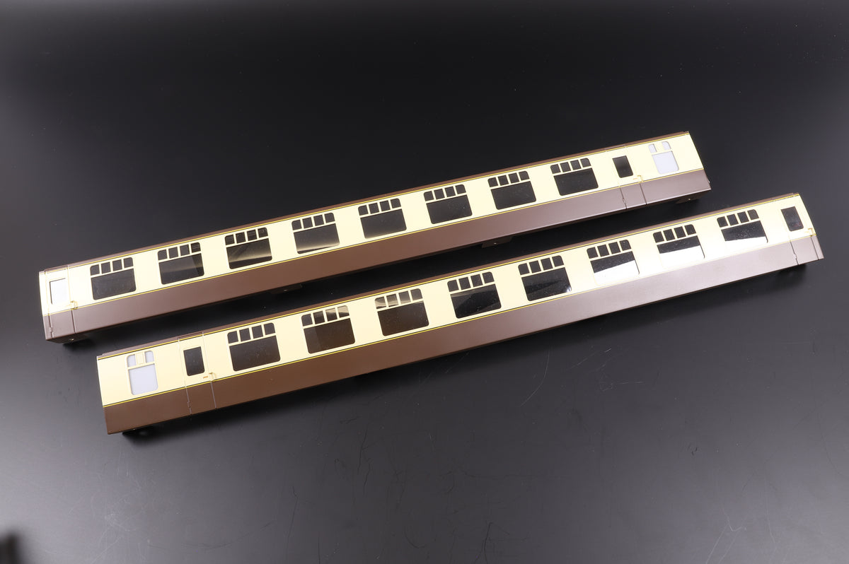 Darstaed D4 11 Finescale O Gauge Pair Mk1 Decorated Brass Coach